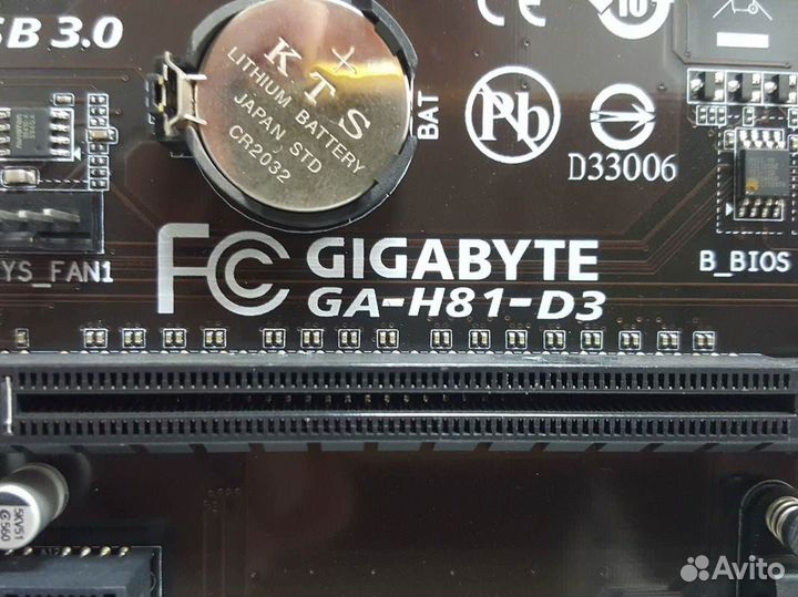 Плата s1150 gigabyte GA-H81-D3 (Intel H81)(DDR3)
