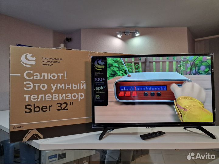 Телевизор Sber SDX-32H2012B, 32