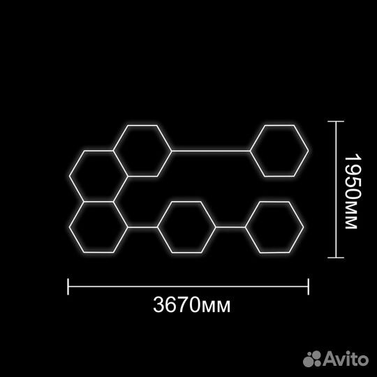 Подсветка для помещения PX-00121 / 3670х1950мм