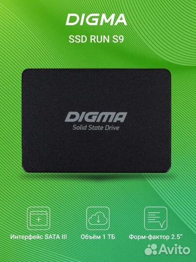 SSD накопитель Run S9 1тб 2,5