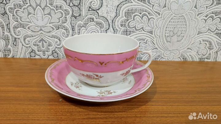 Чайное трио/чайная пара Дулево