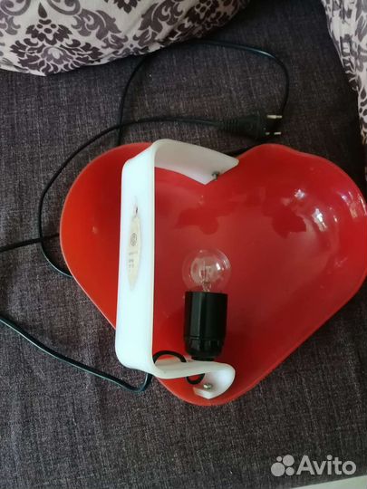 Светильник в форме сердца