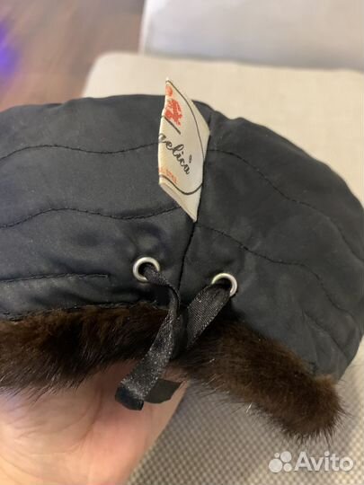 Шапка норковая берет