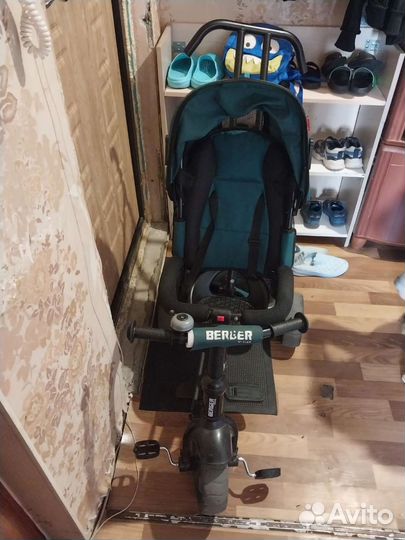 Детский велосипед с ручкой бу