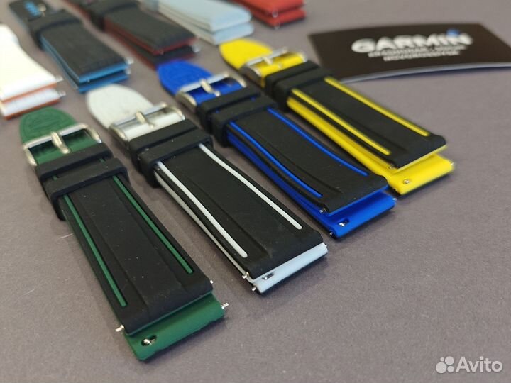 Ремешок силиконовый 22мм для Garmin Venu 3 / 2