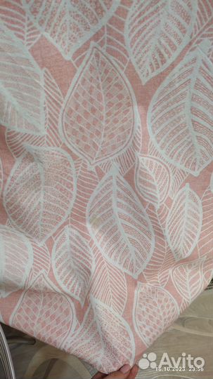 Штора на кухню короткая