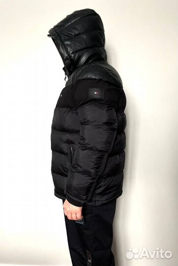 Зимняя мужская куртка пуховик tommy hilfiger