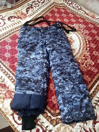 Камуфляжные штаны зимние
