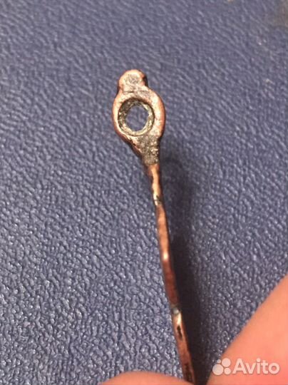 Старинный медный крест 17 века