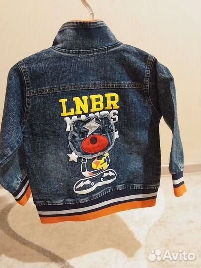 Джинсовый костюм для мальчика 110