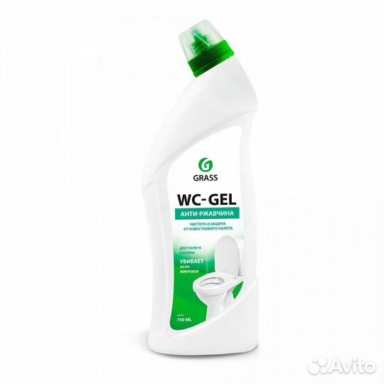 Чистящее средство для сантехники WC GEL, 750 мл