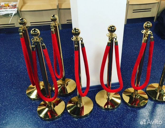 Канат бархатный для стоек ограждения