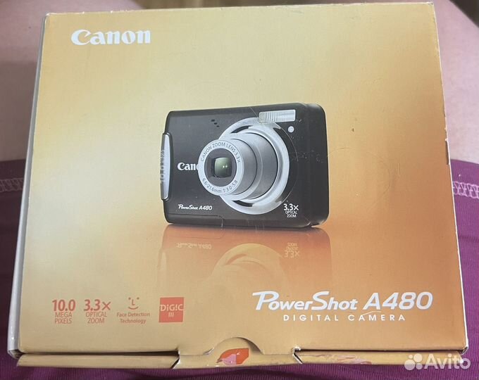 Компактный фотоаппарат canon powershot a480