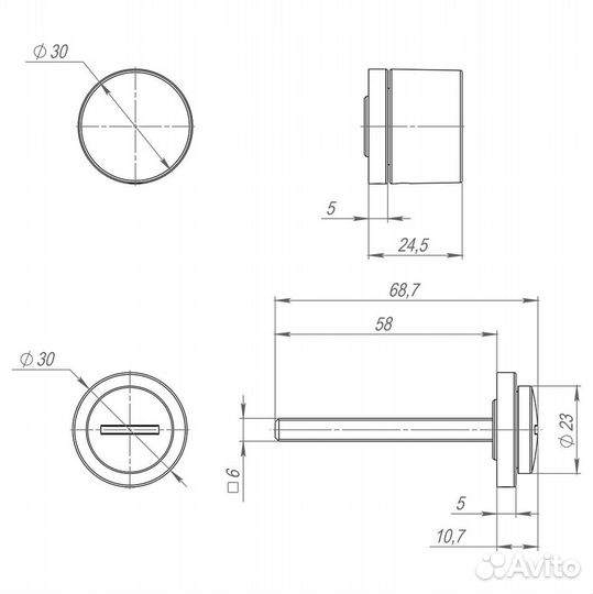 Armadillo BK6.R.ART30 BL-26 черный