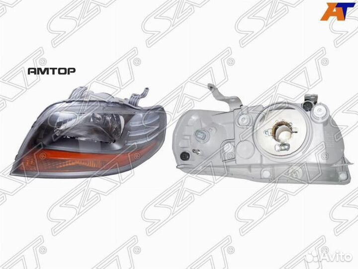 SAT ST-222-1112L Фара chevrolet aveo T200 03-08 LH
