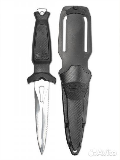 Нож для дайвинга С4 Carbon Naifu XL Black