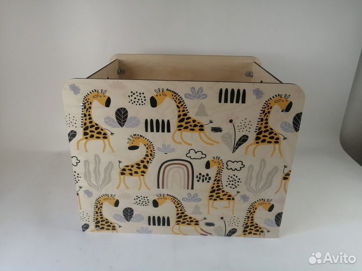Коробка для игрушек деревянная