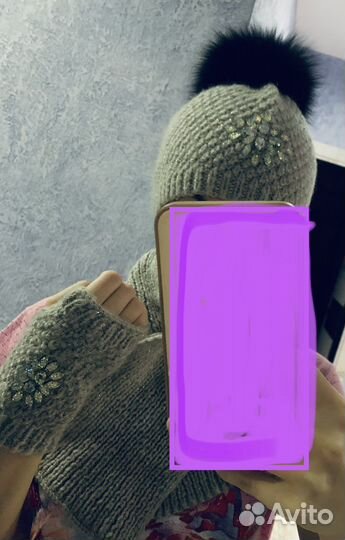 Шапка зимняя женская