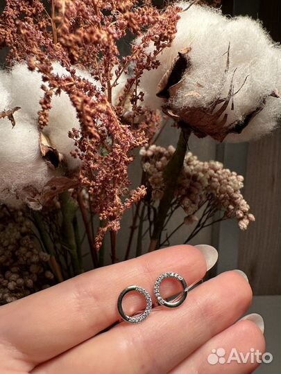 Серьги серебро 925