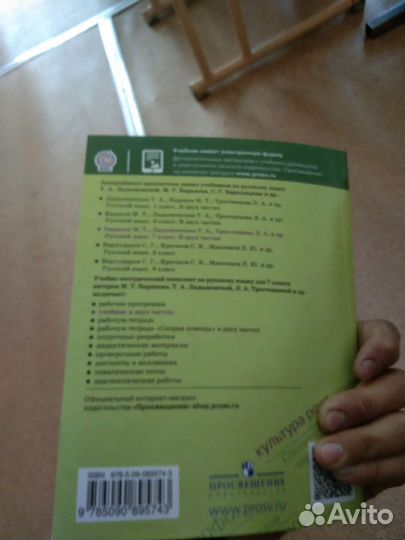 Книга русский язык 7класс