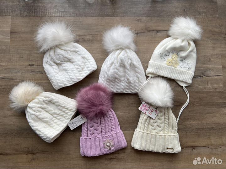 Шапка на девочку теплая