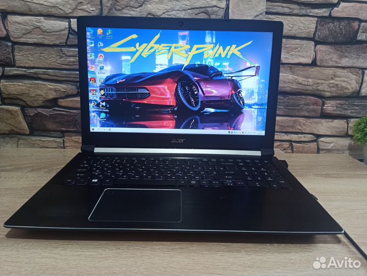 Мощный игровой ноутбук Aser i5/6gb/ssd/500gb