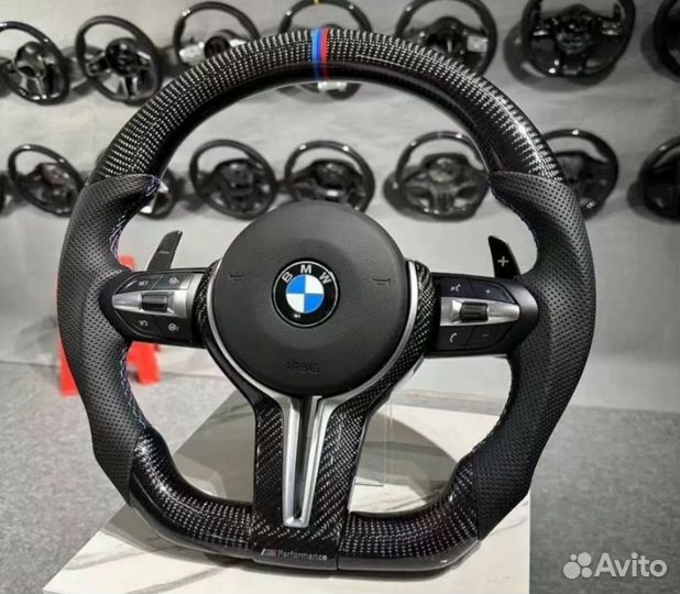 Руль на BMW Карбон