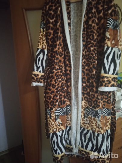 Халат махровый х/б, банный