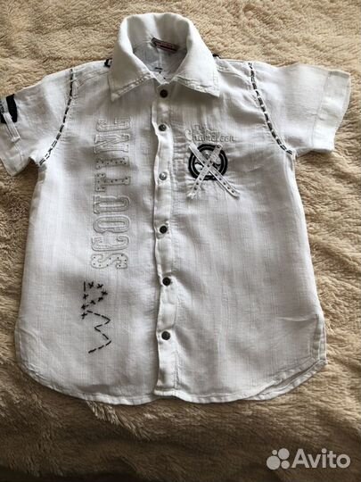 Летние рубашки на мальчика