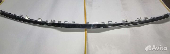 Молдинг решетки радиатора хром Kia Rio 4 2017+