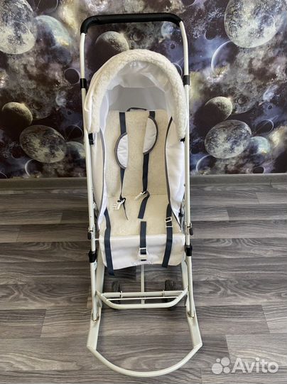 Детские санки коляска pikate