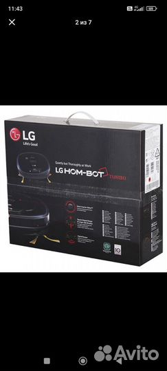 Робот пылесос LG hom bot