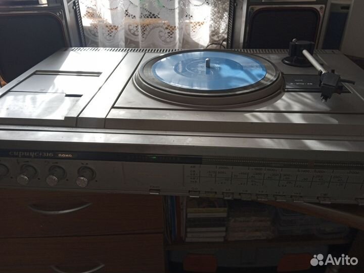Виниловый проигрыватель сириус 316 пано