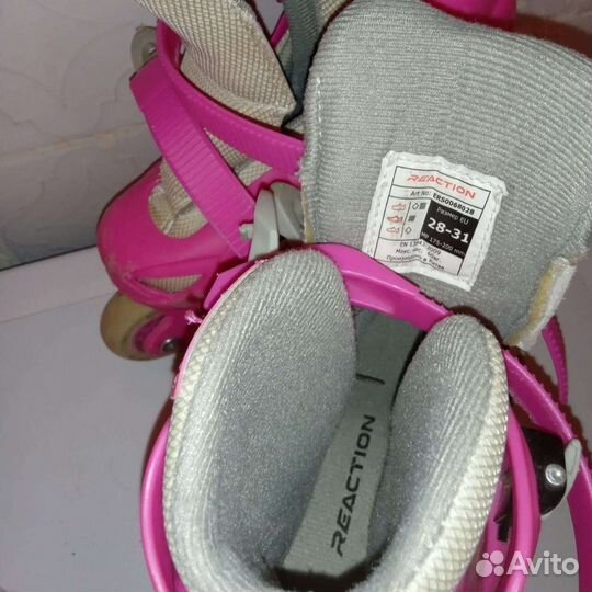 Ролики на девочку 28-31