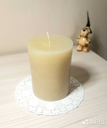 Свечи белые из натурального пчелиного воска