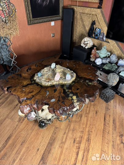 Стол. Авторский проект. Будда. Ковка