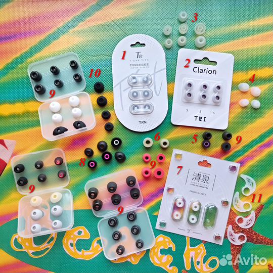 Амбушюры - насадки для внутриканальных наушников