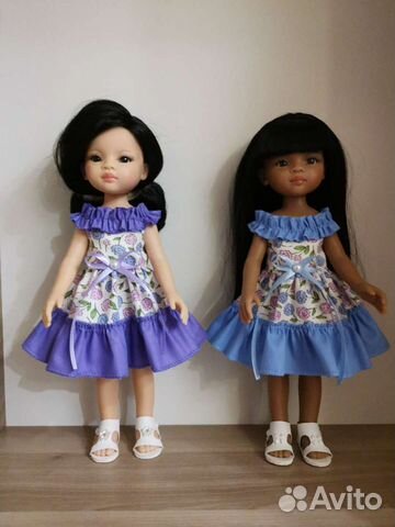Платье на куклу Паола Рейна 32-33 см