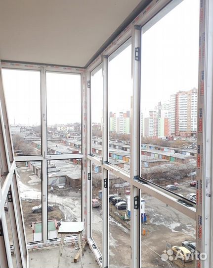 Остекление балконов и лоджий под ключ