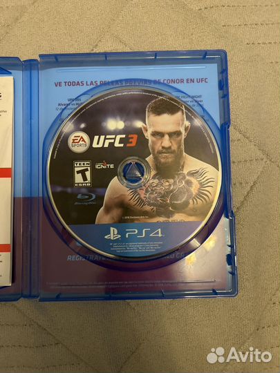 Диски на ps4 ufc 3