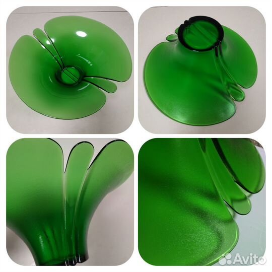 Салатники зеленое стекло СССР