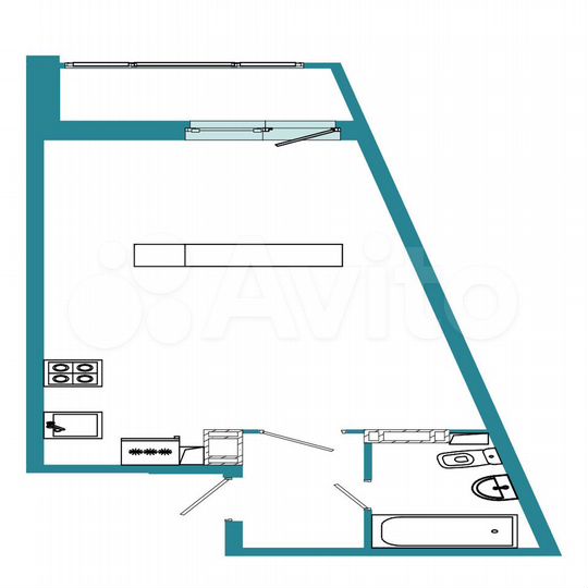Квартира-студия, 35,9 м², 15/18 эт.