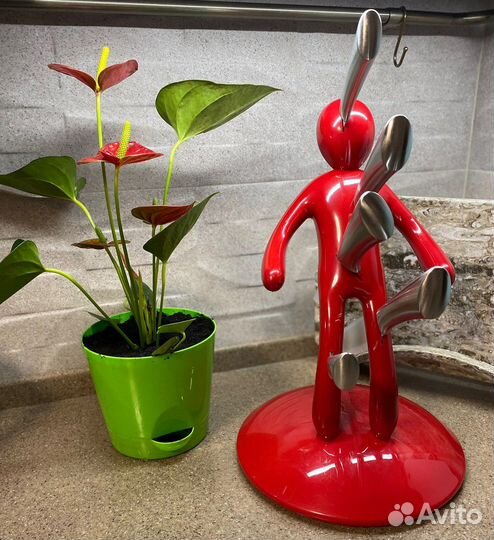 Набор кухонных ножей с креативной подставкой