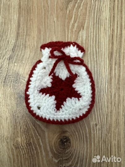 Мешочек со звездочкой ручной работы