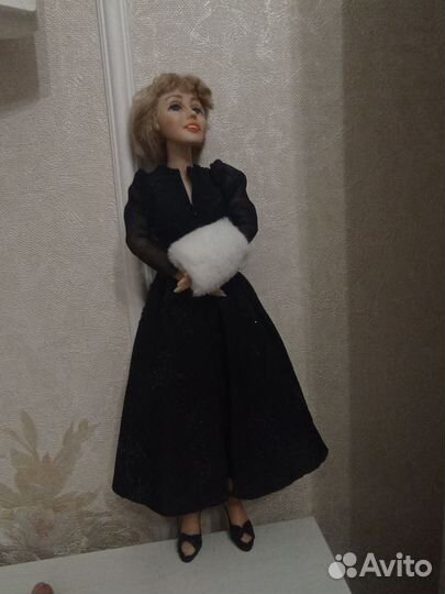 Кукла из полимерной глины. Ручная работа