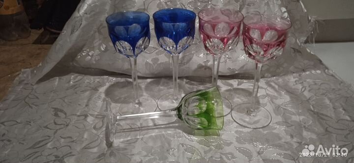 Немецкий цветной хрусталь Moser Бокал 20см