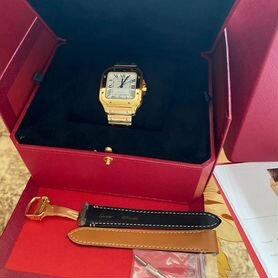 Часы Cartier Santos Yellow Gold 35mm