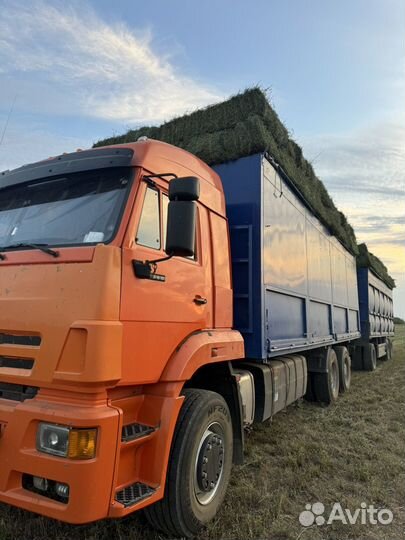 Сено люцерны 2 кос и солома проса