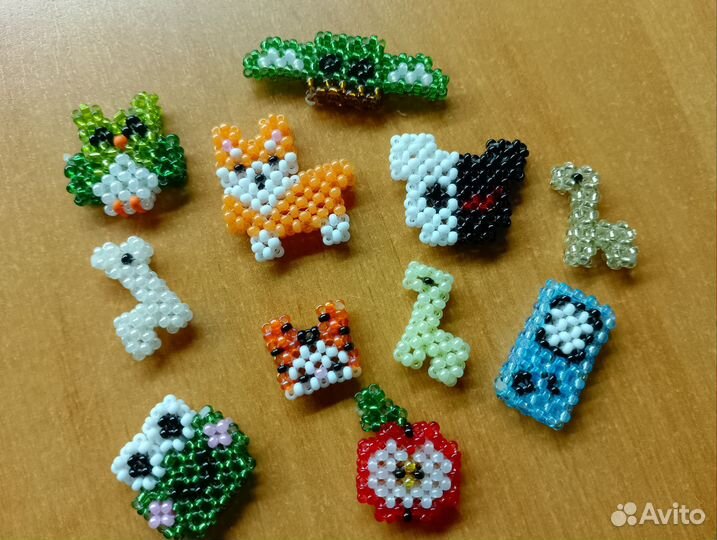 Фигурки/брелки из бисера