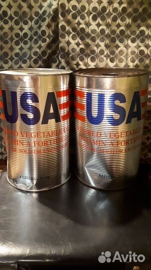 Банка из под масла США 1991год